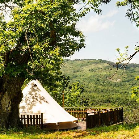 Tenda Glamping Vista Sulla Valle - Podere Di Maggio Santa Fiora Eksteriør bilde